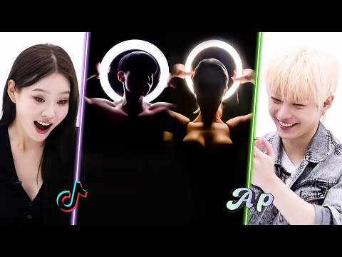 Видео: Реакция двух корейских мужчин и женщин на TikTok 'Infinity'Challenge｜ asopo