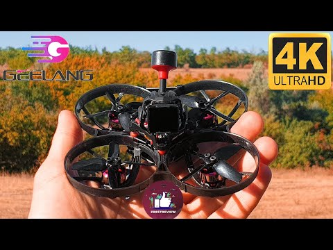 Видео: ✅ Geelang ANGER 85X - FPV Квадрокоптер с камерой Caddx Loris 4K 60 fps! 🔥