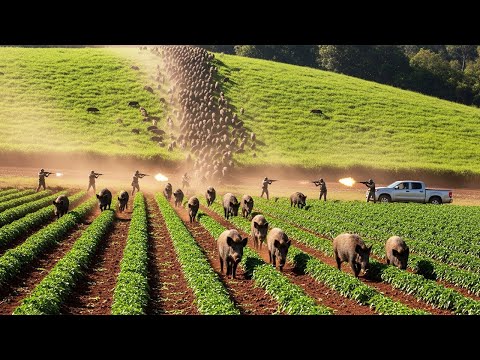 Видео: Джорджия в осаде — фермеры и охотники борются с нашествием диких кабанов