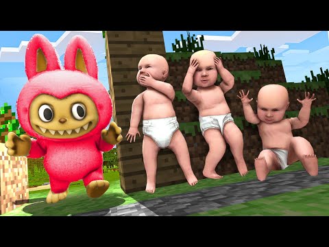 Видео: ЛАБУБУ ИЩЕТ НАС! МЕЛКИЕ СПРЯТАЛИСЬ В ОПАСНОЙ НЫЧКЕ! МАЙНКРАФТ ПРЯТКИ В Garry`s Mod