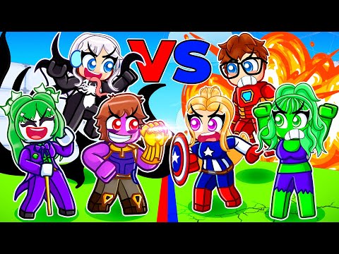 Видео: Герои против злодеев в Roblox Rivals...