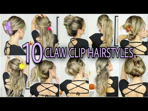 Видео: 10 ПРИЧЕСОК С ЗАЖИМАМИ-КОГТЯМИ, КОТОРЫЕ ИЗМЕНЯТ ЖИЗНЬ 🌞 Прически средней и длинной длины