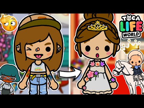 Видео: СИРОТА ОКАЗАЛАСЬ ПРИНЦЕССОЙ! 👸💞 Toca Boca Life World