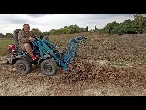 Видео: Испытание самодельных вил на минипогрузчик