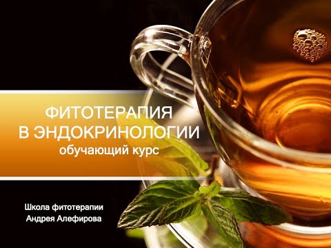 Видео: Фитотерапия в эндокринологии. Алефиров А.Н. Презентация курса
