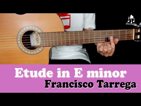Видео: Etude in E minor - Francisco Tarrega | Гитарын хичээл №22