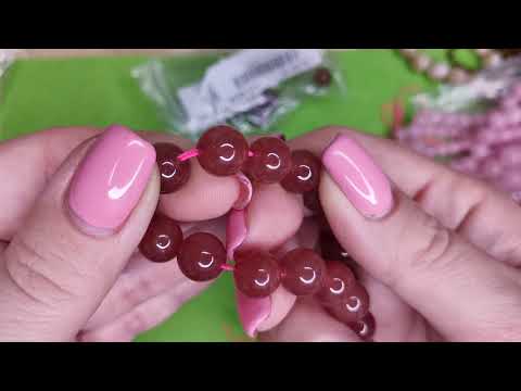 Видео: Распаковка с Алиэкспресс. Бусины из натуральных камней.