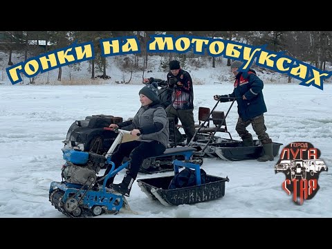 Видео: Гонки на Мотобуксировщиках /Кто Быстрее? Кто Сильнее? У кого проходимость Выше?Прыжки с трамплина