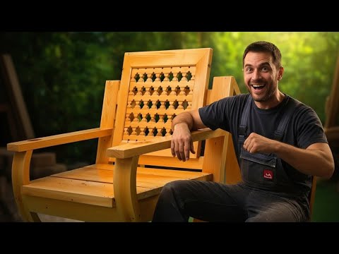 Видео: Он создал ИДЕАЛЬНЫЕ изгибы из дерева (и сделал самый элегантный стул в мире!)