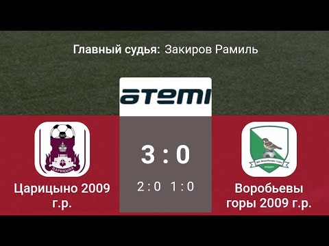 Видео: 12 тур ЛПМ ФК Царицыно -ФК Воробьевы горы 2009 #football