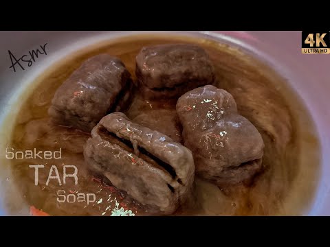 Видео: ASMR 🤎 Soaked TAR Soaps Set 🤎 АСМР Размокшее Дегтярное Мыло #asmr