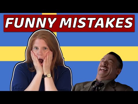 Видео: 10 СМЕШНЫХ ошибок в шведском языке!