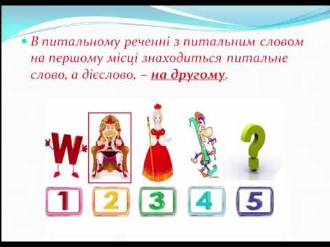 Видео: Порядок слів у простому реченні