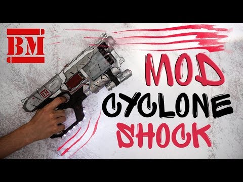 Видео: Модификация Nerf CycloneShock / Антициклон (BlasterMod)
