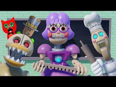 Видео: ПОБЕГ ИЗ ШКОЛЫ АНИМАТРОНИКОВ | Escape Miss Ani-Tron's Detention roblox | Страшный ФНАФ в роблокс.