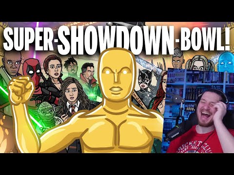 Видео: Супергерои и суперзлодеи против Оскара | Super-showdown-bowl | РЕАКЦИЯ