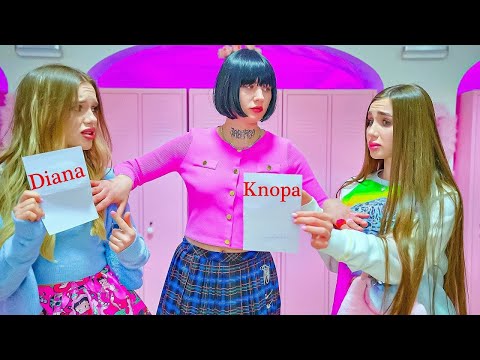 Видео: Dijana је добила ТАЈНУ поруку од ТАЈНОГ обожаваоца! 😱 Необични догађаји у Bunny школи | Диана Схов