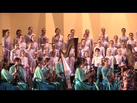 Видео: Русская народная песня "Во лузях" обр. Володина, переложение для детского хора О.Родионовой