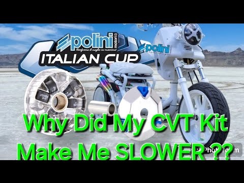 Видео: Почему мой скутер GY6 50cc 139QMB Maddog стал медленнее из-за комплекта Performance CVT? Как это ...