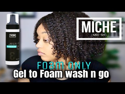 Видео: Гель-пенящийся мусс MICHE ONLY Wash-n-Go | Результаты и отзывы о волосах 4 типа