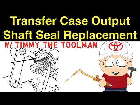 Видео: Замена сальника выходного вала раздаточной коробки