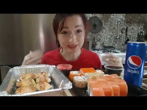 Видео: MUKBANG🍱🥢РОЛЛЫ😋Мукбанг НЕ АСМР