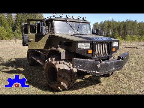 Видео: 2 часть обзора. ВЕЗДЕХОД из Газ 66 на арочных колесах