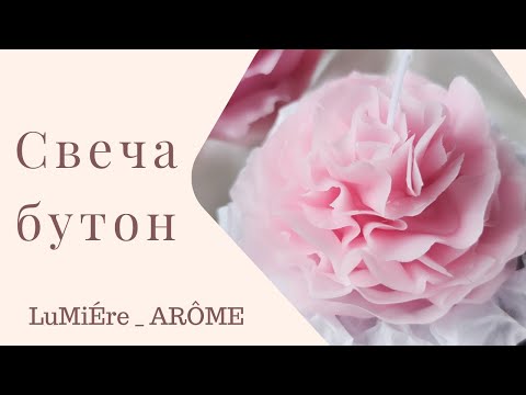 Видео: СВЕЧА БУТОН | СВЕЧА ЦВЕТОК | МАСТЕР КЛАСС | МАХРОВЫЙ ПИОН ИЗ ВОСКА ЗА 15 МИНУТ
