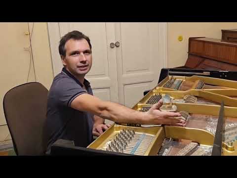 Видео: Рояль Красный Октябрь, обзор перед реставрацией