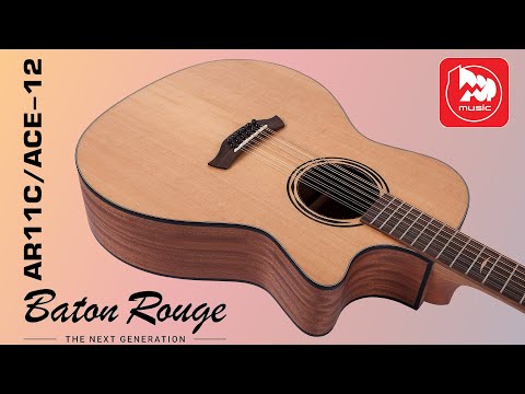 Видео: Baton Rouge AR11C/ACE-12 - электроакустическая гитара 12-струн