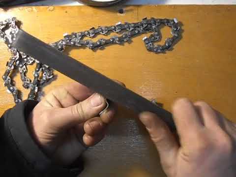 Видео: Идеальный вариант заточки цепи для пилы