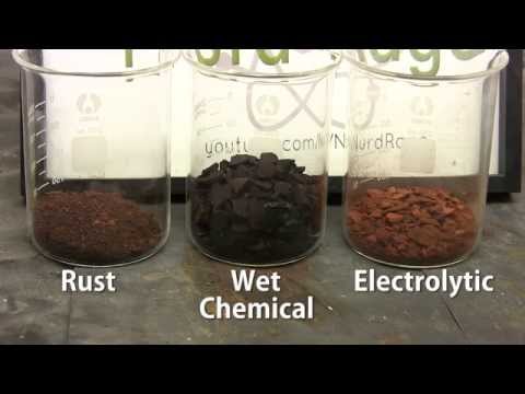 Видео: Сделайте оксид железа (для термита)