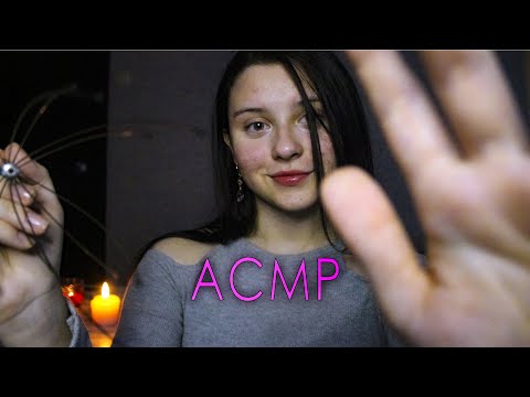 Видео: Асмр помогу избавиться от головной боли | массаж лица, движения рук