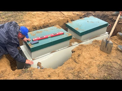 Видео: Септик, который НИКОГДА НЕ ЗАБИВАЮТСЯ! Самый простой и эффективный септик за 1 день!