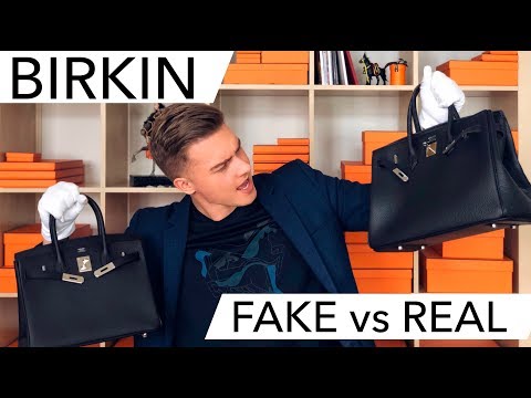 Видео: HERMES BIRKIN FAKE vs REAL?!  КАК ЛЕГКО ОТЛИЧИТЬ ПОДДЕЛЬНУЮ СУМКУ БИРКИН!!