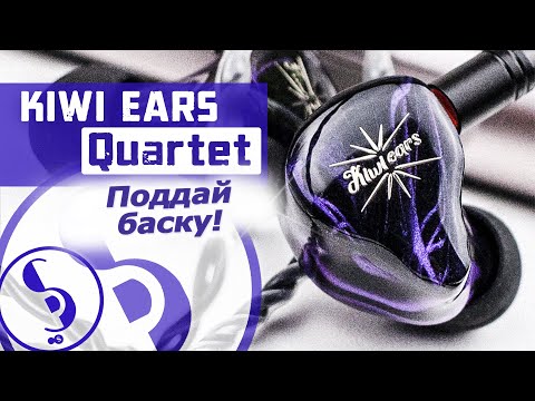 Видео: Kiwi Ears Quartet обзор наушников – Напористо и басисто!