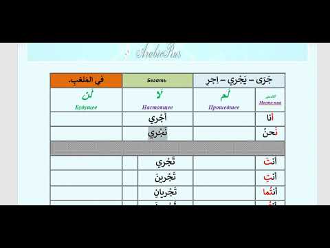 Видео: Арабский язык с носителем - 27 (3) - Отрицательные частицы أدَواتُ النَّفـي - لَم - لا - لَن