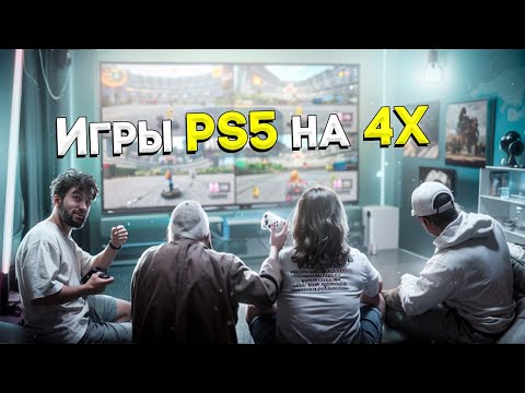 Видео: 16 игр для 4х игроков на PS5 и ps4