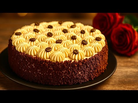 Видео: Шоколад и кофе в одном пирожном — вы влюбитесь с первой ложки! 🍫☕