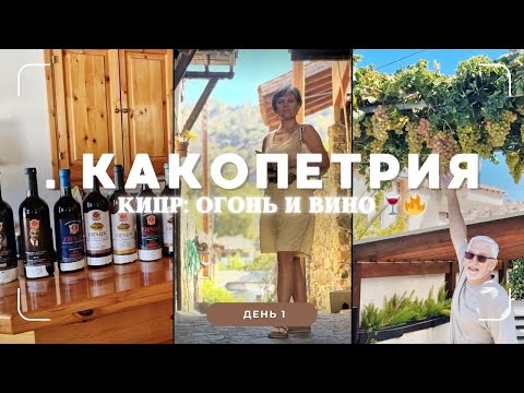 Видео: Винный маршрут Кипра: Какопетрия, вкусный обед и ДРАМАТИЧНЫЕ пейзажи после огня