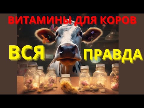 Видео: Главный витамин для коров | какие витамины нужны корове