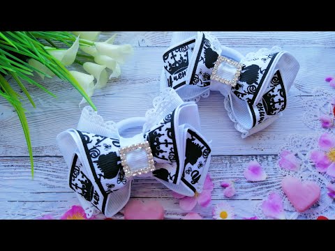 Видео: Так Просто и так Красиво. Бантики в Школу из репсовых лент.