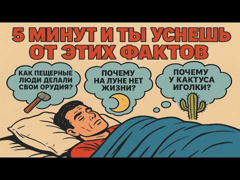 Видео: Факты перед сном, чтобы быстро уснуть | Удивительные научные и исторические факты