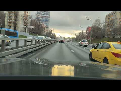Видео: Москва.Ярославское шоссе в центр.