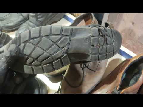 Видео: Обзор мужской обуви на оптовой базе секонд хенд