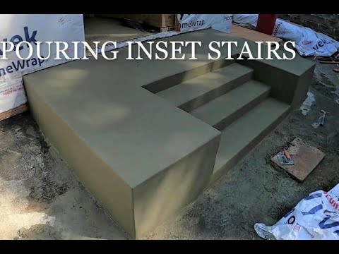 Видео: Заливаем бетонную лестницу как настоящий босс