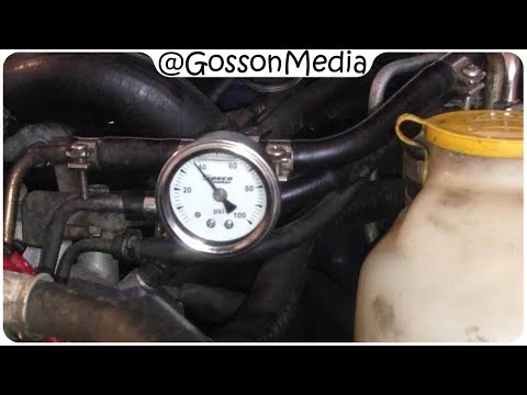 Видео: Установка встроенного манометра давления топлива EFI для проверки и контроля давления в рампе — E...