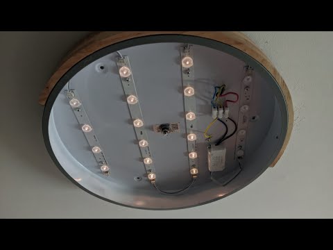 Видео: LED ceiling lamp does not turn off.Светодиодная потолочная лампа не выключается.