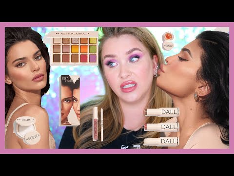 Видео: KYLIE + KENDALL I Обзор коллекции косметики