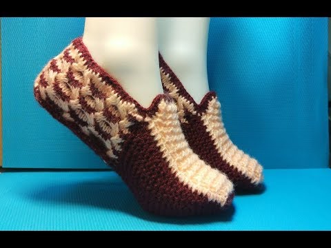 Видео: ТАПОЧКИ СПИЦАМИ БЕЗ ШВОВ #283